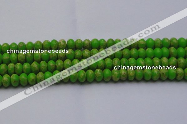 CDE2662 15.5 inches 15*20mm rondelle dyed sea sediment jasper beads