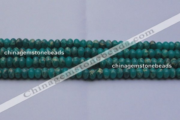 CDE2669 15.5 inches 13*18mm rondelle dyed sea sediment jasper beads