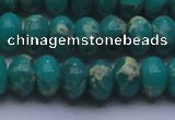 CDE2670 15.5 inches 15*20mm rondelle dyed sea sediment jasper beads