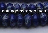 CDE2686 15.5 inches 15*20mm rondelle dyed sea sediment jasper beads