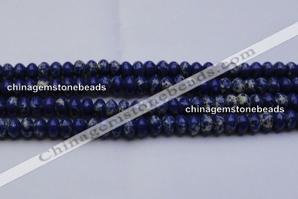 CDE2686 15.5 inches 15*20mm rondelle dyed sea sediment jasper beads