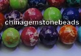 CDE2692 15.5 inches 12mm round dyed sea sediment jasper beads