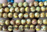 CDE3219 15 inches 8mm round sea sediment jasper beads wholesale
