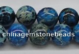 CDE46 15.5 inches 14mm round dyed sea sediment jasper beads wholesale