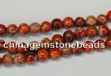 CDE491 15.5 inches 6mm round dyed sea sediment jasper beads