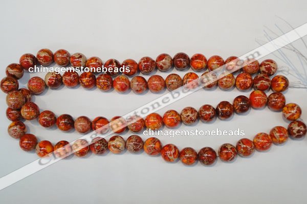 CDE494 15.5 inches 12mm round dyed sea sediment jasper beads