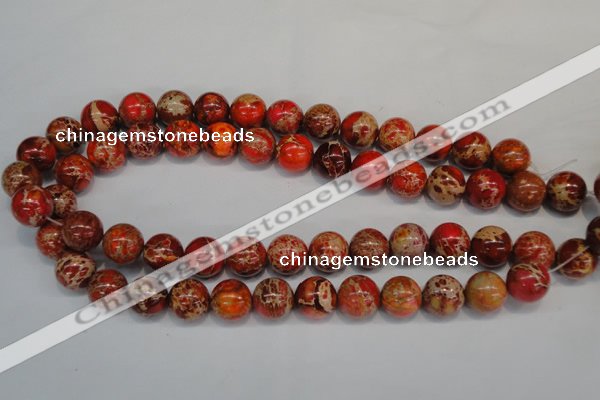 CDE495 15.5 inches 14mm round dyed sea sediment jasper beads