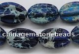 CDE61 15.5 inches 16*23mm star fruit shaped dyed sea sediment jasper beads