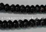CDE686 15.5 inches 6*10mm rondelle dyed sea sediment jasper beads