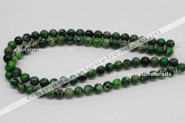 CDE69 15.5 inches 10mm round dyed sea sediment jasper beads