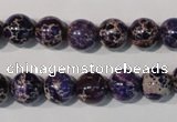 CDE696 15.5 inches 10mm round dyed sea sediment jasper beads