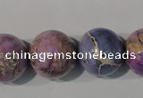 CDE698 15.5 inches 18mm round dyed sea sediment jasper beads