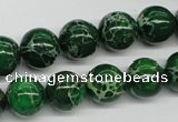 CDE70 15.5 inches 12mm round dyed sea sediment jasper beads