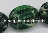 CDE78 15.5 inches 26*33mm star fruit shaped dyed sea sediment jasper beads