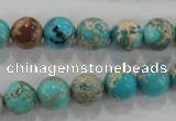 CDE803 15.5 inches 10mm round dyed sea sediment jasper beads wholesale