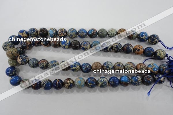 CDE815 15.5 inches 12mm round dyed sea sediment jasper beads wholesale