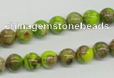 CDE83 15.5 inches 8mm round dyed sea sediment jasper beads