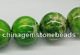 CDE84 15.5 inches 18mm round dyed sea sediment jasper beads