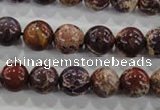 CDE843 15.5 inches 10mm round dyed sea sediment jasper beads wholesale