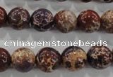 CDE845 15.5 inches 14mm round dyed sea sediment jasper beads wholesale