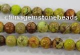 CDE861 15.5 inches 6mm round dyed sea sediment jasper beads wholesale