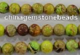 CDE864 15.5 inches 12mm round dyed sea sediment jasper beads wholesale