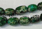 CDE960 15.5 inches 10*13mm nuggets dyed sea sediment jasper beads