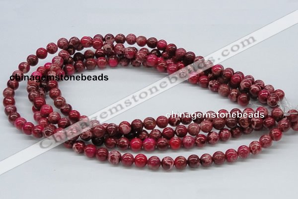 CDI03 16 inches 8mm round dyed imperial jasper beads wholesale