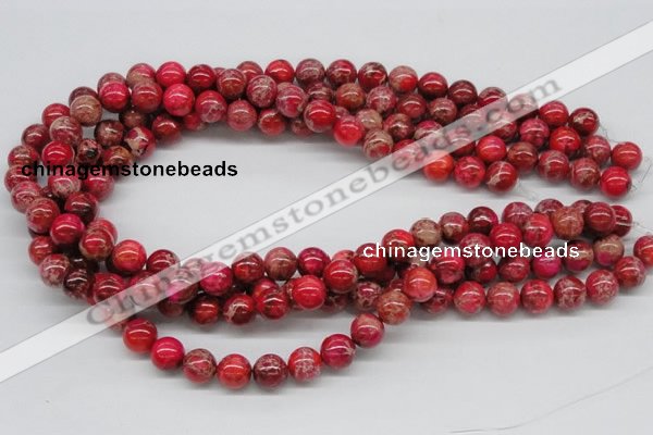 CDI04 16 inches 10mm round dyed imperial jasper beads wholesale