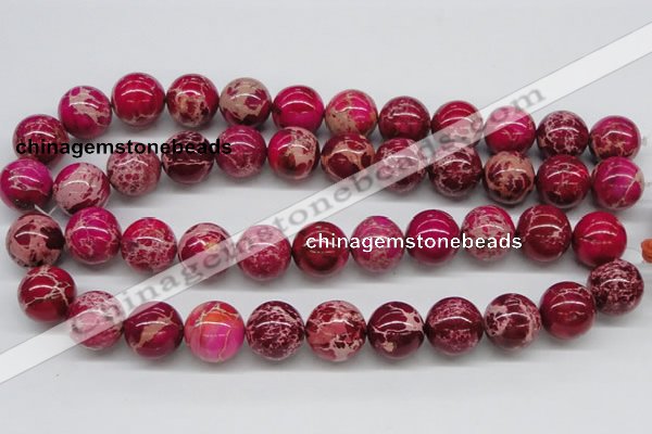 CDI05 16 inches 18mm round dyed imperial jasper beads wholesale