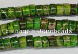 CDI138 15.5 inches 4*8mm heishi dyed imperial jasper beads