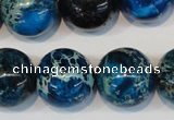 CDI222 15.5 inches 20mm round dyed imperial jasper beads