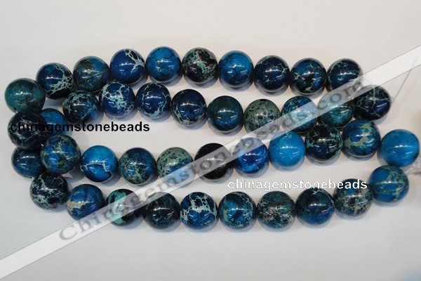 CDI222 15.5 inches 20mm round dyed imperial jasper beads
