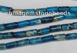 CDI278 15.5 inches 4*8mm tube dyed imperial jasper beads