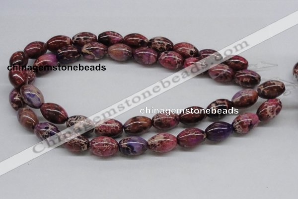 CDI32 16 inches 13*18mm rice dyed imperial jasper beads wholesale