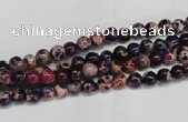 CDI360 15.5 inches 4mm round dyed imperial jasper beads