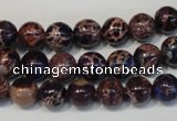 CDI362 15.5 inches 8mm round dyed imperial jasper beads