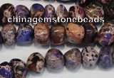 CDI391 15.5 inches 8*12mm nugget dyed imperial jasper beads