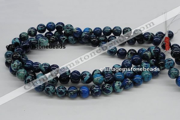 CDI45 16 inches 12mm round dyed imperial jasper beads wholesale