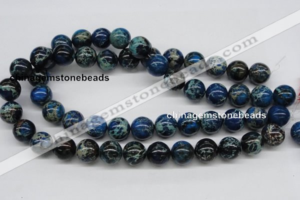 CDI47 16 inches 16mm round dyed imperial jasper beads wholesale