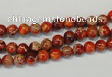 CDI491 15.5 inches 6mm round dyed imperial jasper beads