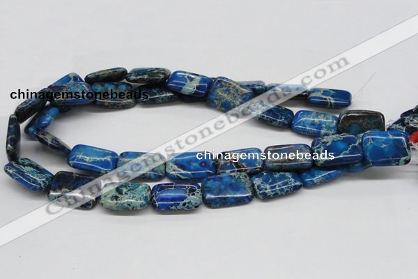 CDI56 16 inches 18*25mm rectangle dyed imperial jasper beads wholesale