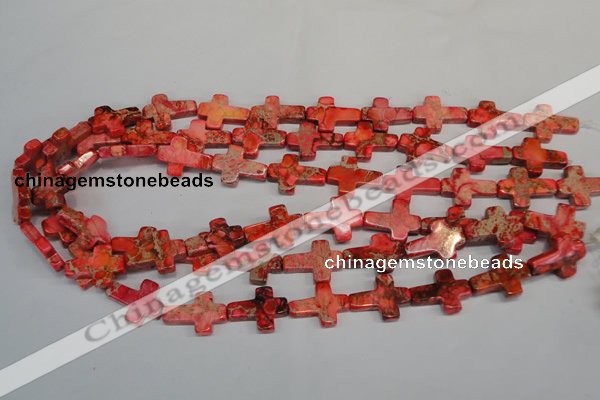 CDI566 15.5 inches 15*20mm cross dyed imperial jasper beads