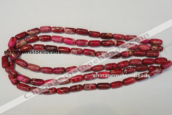 CDI598 15.5 inches 8*16mm column dyed imperial jasper beads