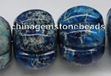 CDI60 16 inches 26*35mm pumpkin dyed imperial jasper beads