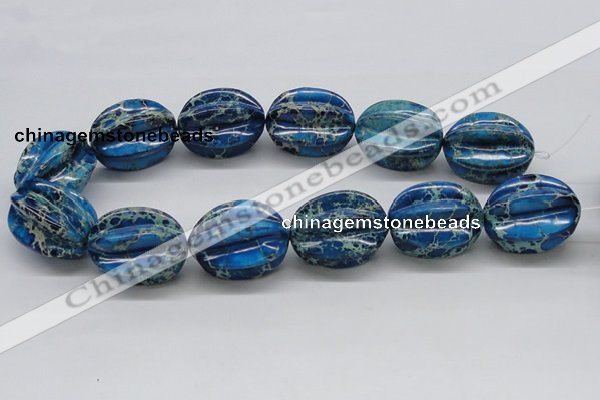 CDI62 16 inches 25*33mm star fruit shaped dyed imperial jasper beads