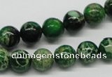 CDI69 16 inches 10mm round dyed imperial jasper beads wholesale