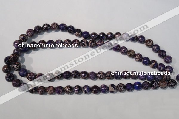 CDI696 15.5 inches 10mm round dyed imperial jasper beads