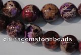 CDI697 15.5 inches 12mm round dyed imperial jasper beads