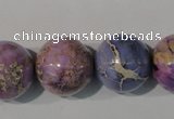 CDI698 15.5 inches 18mm round dyed imperial jasper beads